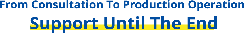 From Consultation To Production Operation Support Until The End